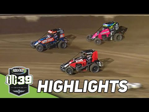 HIGHLIGHTS: USAC NOS Energy Drink National Midgets | Dirt Track at IMS | BC39 | September 30, 2023 - dirt track racing video image
