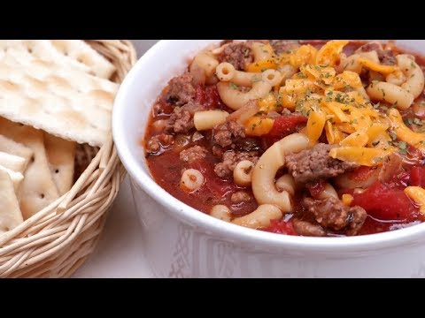 Poor Man's Soup  (Old Fashioned Beef & Macaroni Soup) - UCubwl8dqXbXc-rYE8MOSUnQ