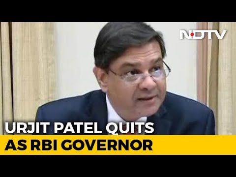 Urjit Patel Quits As RBI Governor Amid Feud With Government