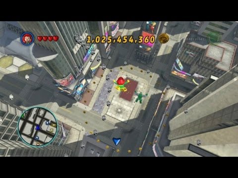 LEGO Marvel Super Heroes - Times Square Area 100% (All Collectibles - Gold Bricks/Tokens/Missions) - UCg_j7kndWLFZEg4yCqUWPCA