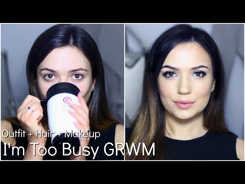 GRWM My Go-To Too Busy Makeup, Hair & Outfit | TheMakeupChair - UC-1-zPmT368J8JRbsK_1keA