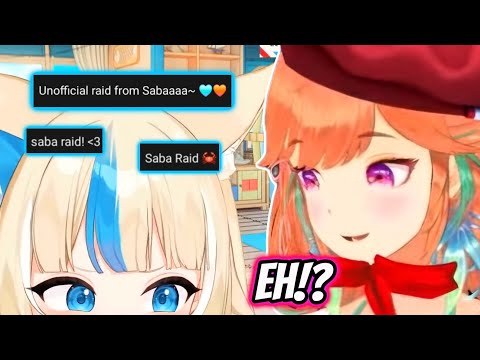 Kiara's Reaction When Saba' Viewers Raid Her Stream