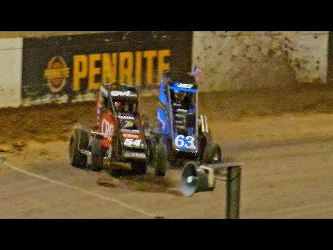 Western Springs Speedway - Midas Midget Allstars Series Final Round - 23/2/24 - (Feat T-MEZ) - dirt track racing video image