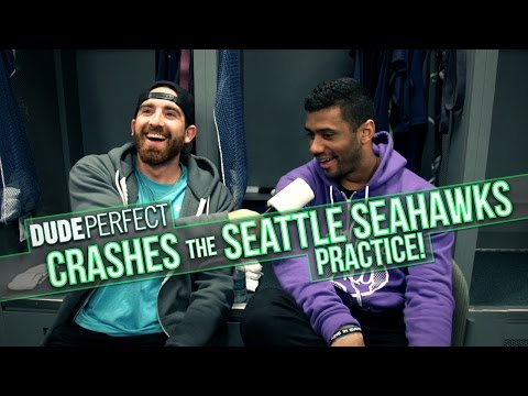 DUDE PERFECT | Seattle Seahawks Edition BONUS Video - UCZFhj_r-MjoPCFVUo3E1ZRg