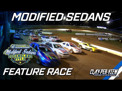 Modified Sedans | Queensland Title 2024/25 - Toowoomba - 7th Dec 2024 | Clay-Per-View - dirt track racing video image