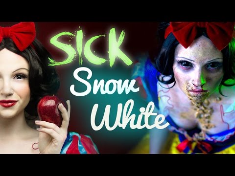 SICK SNOW WHITE Makeup Tutorial - Glam & Gore Disney Princess - UCoziFm3M4sHDq1kkx0UwtRw