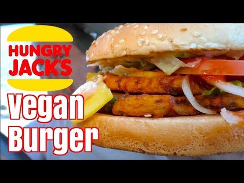 New Hungry Jacks Vegan Burger Review aka Burger King  - Mukbang - UCGXHiIMcPZ9IQNwmJOv12dQ