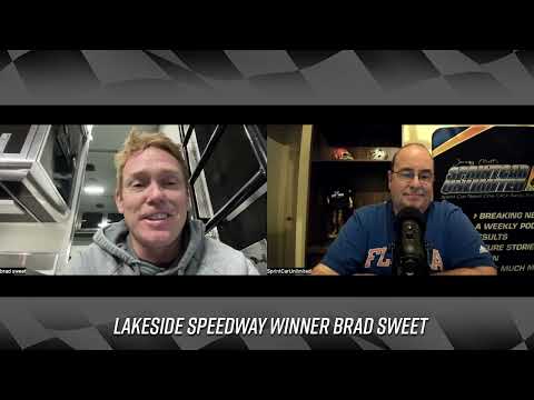 Brad Sweet discusses his $50,000 win at Lakeside Speedway, High Limit, and more - dirt track racing video image