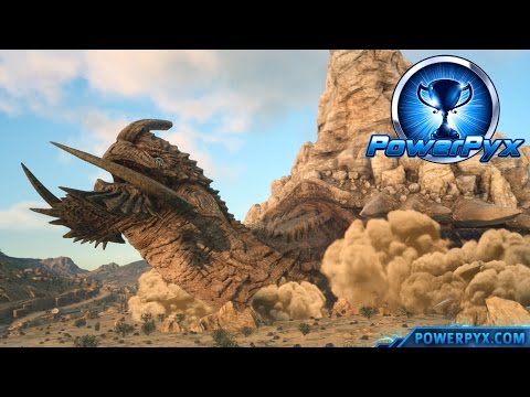 Final Fantasy XV - Adamantoise Boss Fight & Location (Tortoise Toppler Trophy / Achievement Guide) - UCWBA1-H9A5IldSb3tNwQmtQ