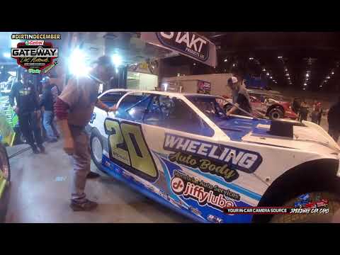 #20 Todd Brennan - 2022 Gateway Dirt Nationals - Super Late Model - InCar Camera - dirt track racing video image
