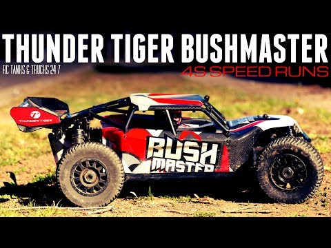 THUNDER TIGER BUSHMASTER - Speed Runs On 4s - UC1JRbSw-V1TgKF6JPovFfpA