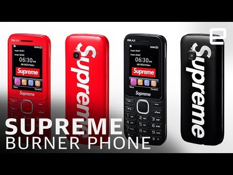 Supreme slaps its logo on a low-end burner phone - UC-6OW5aJYBFM33zXQlBKPNA