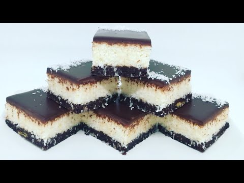 Prajitura Bounty fara coacere | Pastel Bounty sin horno | Cake Bounty without oven