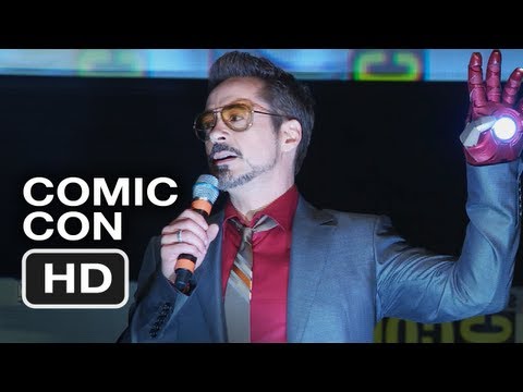 Robert Downey Jr.'s Dancing Comic-Con Intro - Iron Man 3 HD Movie - UCkR0GY0ue02aMyM-oxwgg9g