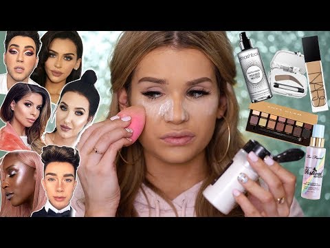 Full Face TESTING BEAUTY GURUS Makeup FAVORITES! WORTH it or TOSS it?!