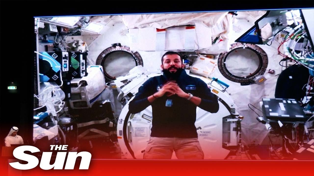 UAE astronaut answers questions from students, professionals, live from space