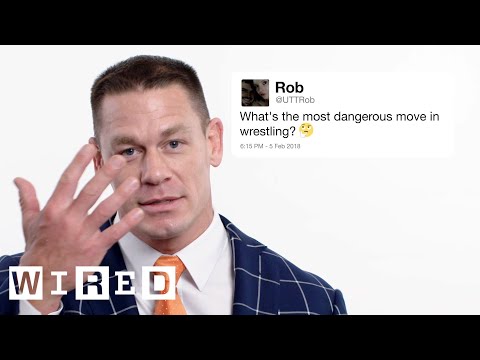 John Cena Answers Wrestling Questions From Twitter | Tech Support | WIRED - UCftwRNsjfRo08xYE31tkiyw