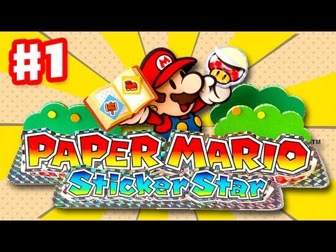 Paper Mario Sticker Star - Gameplay Walkthrough Part 1 - Decalburg Intro (Nintendo 3DS) - UCzNhowpzT4AwyIW7Unk_B5Q