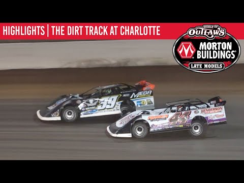 World of Outlaws Morton Building Late Models at Dirt Track at Charlotte November 6 2021 | HIGHLIGHTS - dirt track racing video image