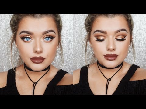 DRUGSTORE Fall Glitter Cut Crease! | Rachel Leary - UC-Um2u0Agv8Q-OhjO6FZk1g