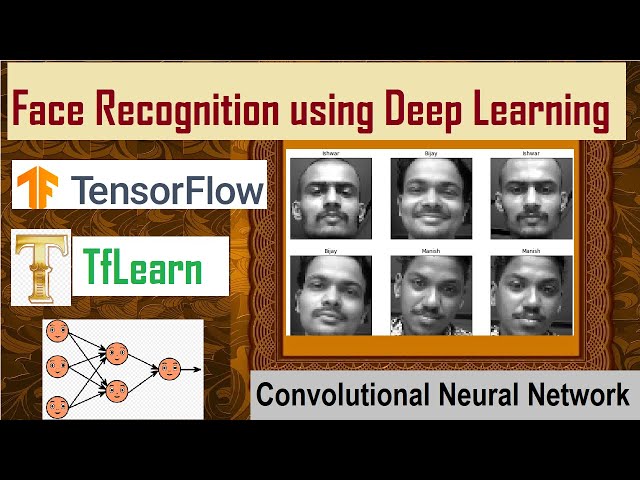 Deep Learning Code for Face Recognition