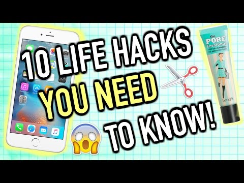 10 Life Hacks You NEED To know! | Jeanine Amapola - UCrcYxVSkBgg9szDSwwZaNwg