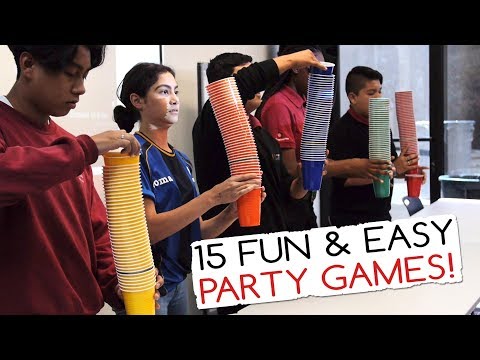 15 Fun & Easy Party Games For Kids And Adults (Minute to Win It Party) - UCEcB8pFW2kb3TLfgsTsV8pQ