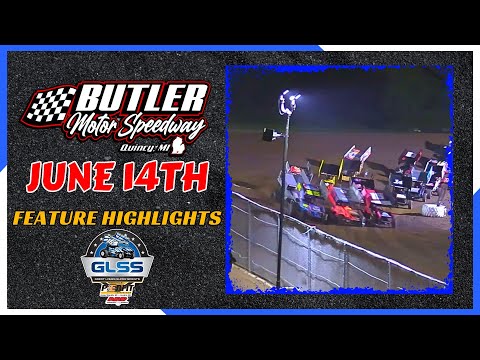 GLSS Butler Feature Highlights 6/14/2025 - dirt track racing video image