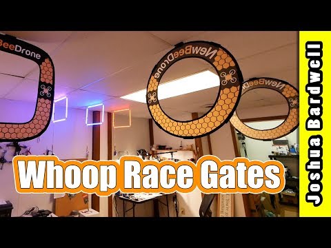 Tiny Whoop Gates | RACEDAYQUADS NEWBEEDRONE TBS LED GATES - UCX3eufnI7A2I7IkKHZn8KSQ