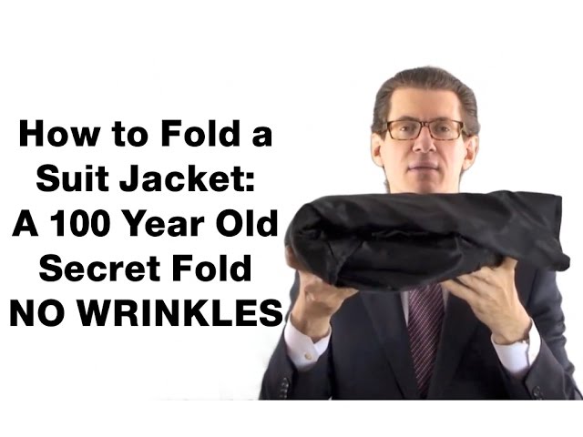 How to Fold a Sports Jacket for Travel?