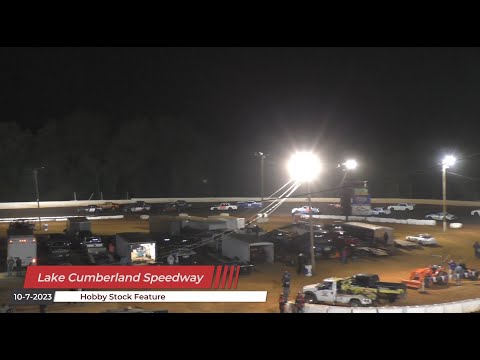 Lake Cumberland Speedway - Hobby Stock Feature- 10/7/2023 - dirt track racing video image
