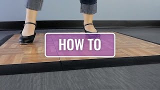 How to Install Modular Dance Tiles