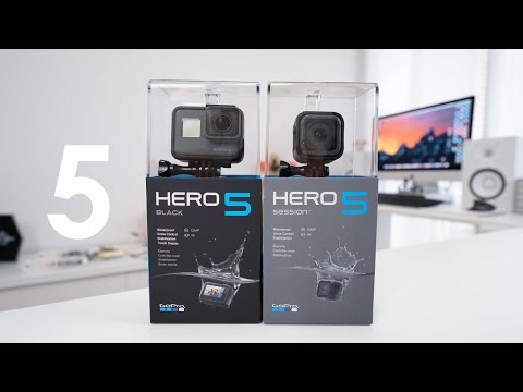 GoPro Hero 5 Black and Hero 5 Session UNBOXING + Setup - UC0MYNOsIrz6jmXfIMERyRHQ