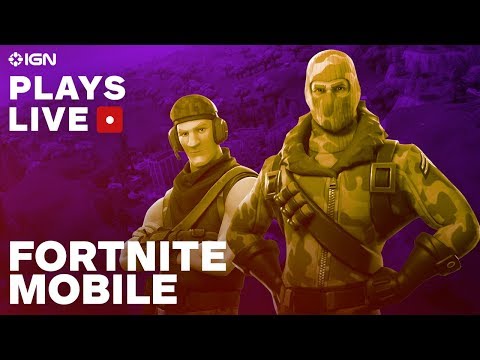 Fortnite on iOS Gameplay Livestream - IGN Plays Live - UCKy1dAqELo0zrOtPkf0eTMw