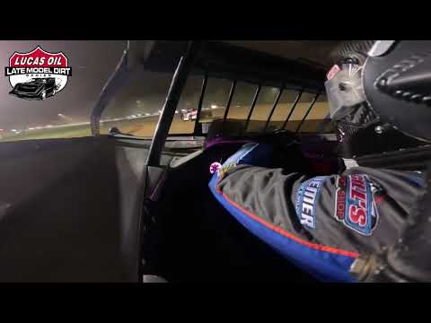 Lucas Oil Late Model Dirt Series | Garrett Alberson - 45th Annual Jackson 100 | Brownstown Speedway - dirt track racing video image