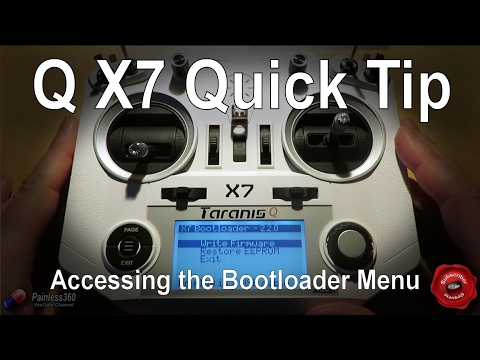 Taranis Q X7 Quick Tips: Accessing the bootloader menu - UCp1vASX-fg959vRc1xowqpw