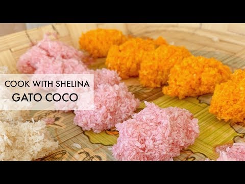 GATO COCO - Mauritian Coconut Sweets (Vegan/Dairy free/Gluten free)