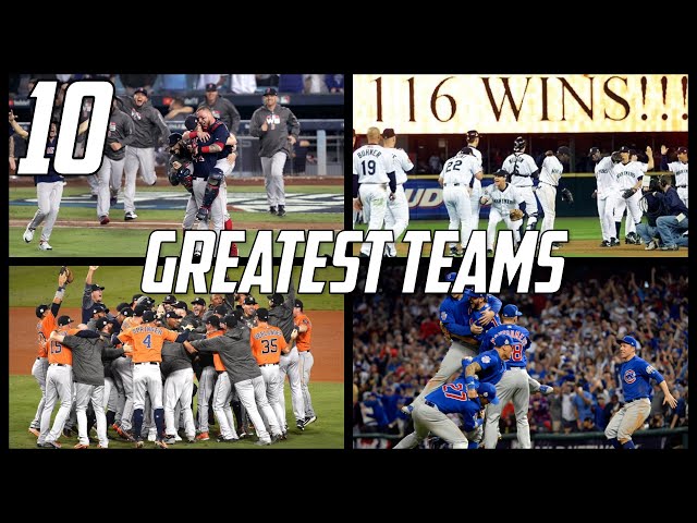 The Best Baseball Teams of All Time