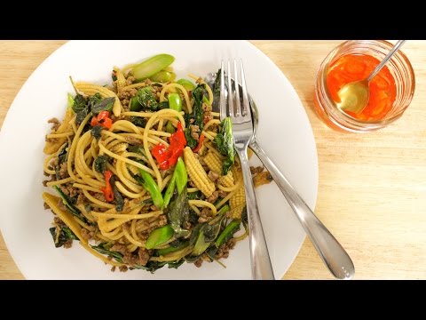 Drunken Spaghetti Recipe (Pad Kee Mao) ผัดขี้เมา - Hot Thai Kitchen - UC27C_HWo-UmKkdWGsRJZ8EA