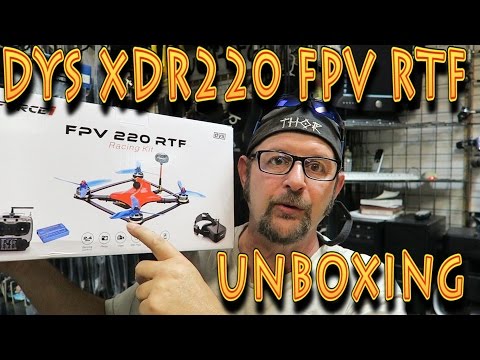 Unboxing: DYS XDR220 RTF FPV Racing Drone Unboxing!!! (04.18.2017) - UC18kdQSMwpr81ZYR-QRNiDg