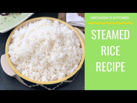 How To Cook Rice In Pressure Cooker  - Pressure Cooker Recipes by Archana's Kitchen
