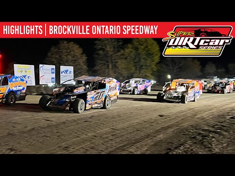 Super DIRTcar Series Big Block Modifieds | Brockville Ontario Speedway | Oct. 17, 2025 | HIGHLIGHTS - dirt track racing video image