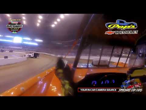 #2B Matthew Norman Hot Laps with his Pop's Chevrolet In-Car Camera at the Gateway Dirt Nationals - dirt track racing video image