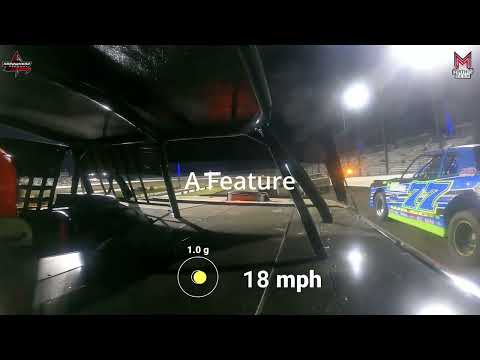 #17M Jeff Metcalf - USRA Stock Car - 5-3-2024 Arrowhead Speedway - In Car Camera - dirt track racing video image