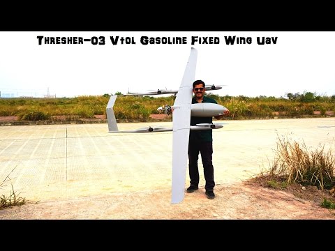 Thresher-03 Vtol Gasoline Fixed Wing Uav  For Mapping & Surveillance - UCYBIbbTAUlVSyyr3P4Rdp1A