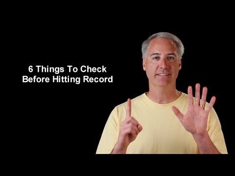 6 Things To Check Before Hitting the Movie Record Button On Your DSLR - UCpPnsOUPkWcukhWUVcTJvnA