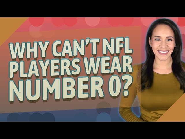 Can You Wear 0 In The NFL?