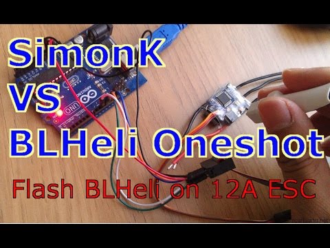 SimonK VS BLHeli - Flash Firmware on Blue Series ESC - Oneshot125 - Damping Light Active Braking - UCQ3OvT0ZSWxoVDjZkVNmnlw