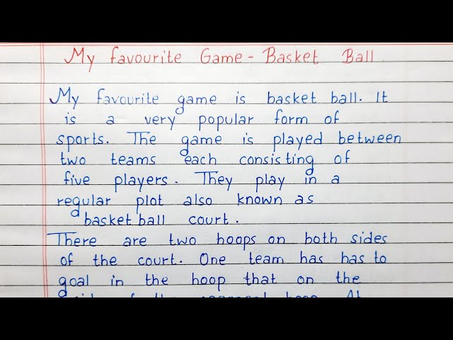 I Heart Basketball – My Favorite Sport