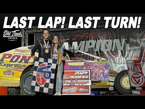 Epic Last Lap Miracle! Unbelievable Win At Bridgeport Speedway!! - dirt track racing video image